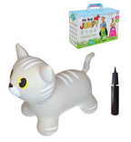 Springdier kat grijs – afbeelding 3