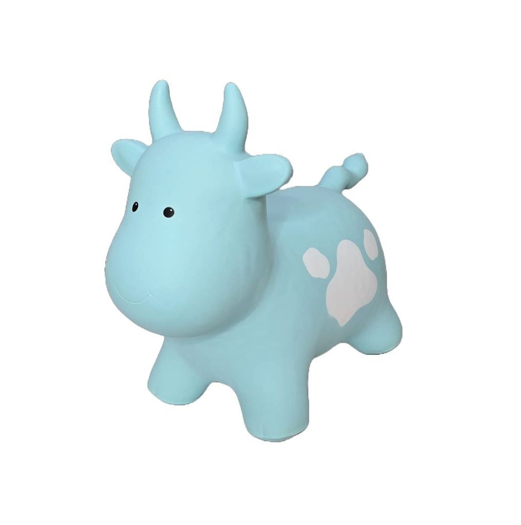 Springdier koe blauw