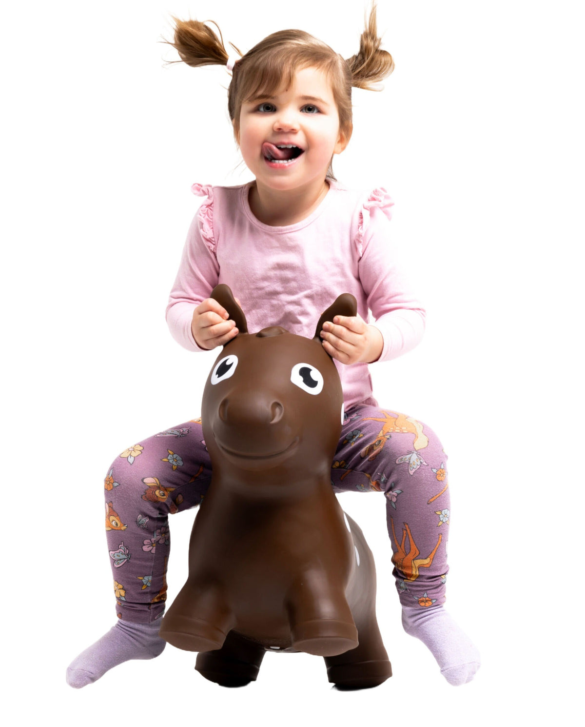 Springdier paard bruin – afbeelding 4