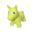 Springdier paard groen