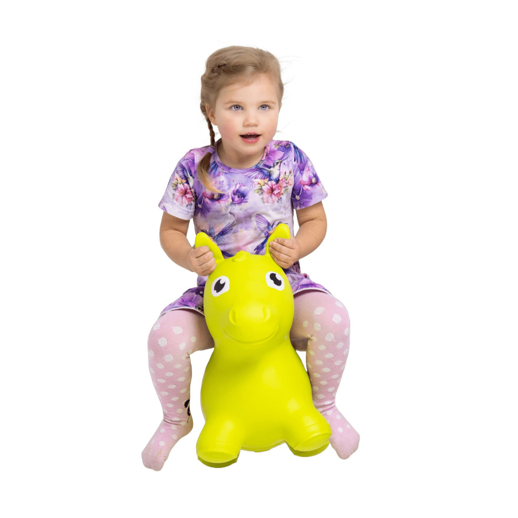 Springdier paard groen – afbeelding 2