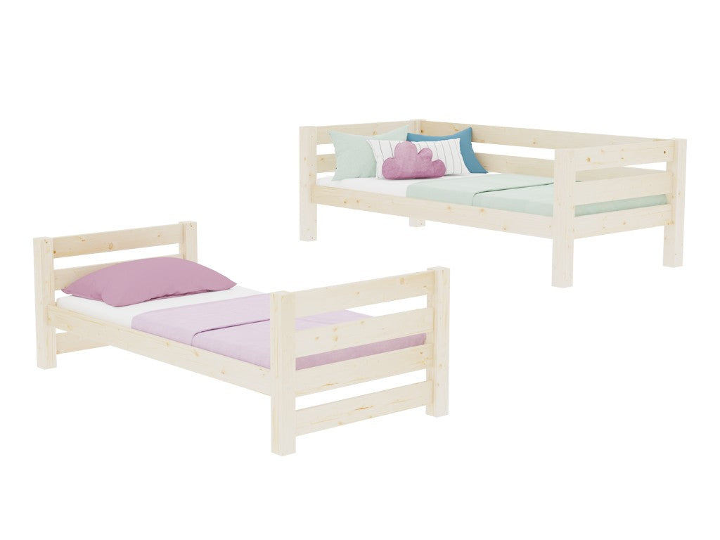 Stapelbed ALPY huisbed met ladder 90x200 cm – afbeelding 11