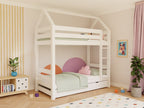 Stapelbed ALPY huisbed met ladder 90x200 cm – afbeelding 5