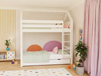Stapelbed ALPY huisbed met ladder 90x200 cm – afbeelding 8