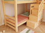 Stapelbed ALPY huisbed met opbergtrap 90x200 cm – afbeelding 7