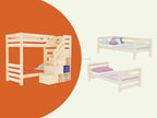 Stapelbed ATLAS met opbergtrap 90x200 cm – afbeelding 3
