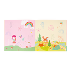 Stempelset regenboogfee met houten stempels en inktkussens – afbeelding 6
