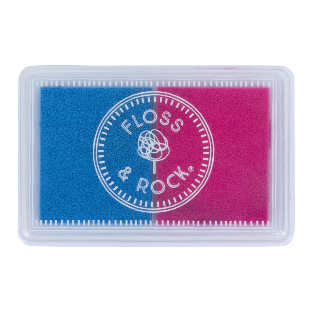 Stempelset regenboogfee met houten stempels en inktkussens – afbeelding 7