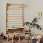 Tafel en stoel voor het leg&go klimrek met Zweedse wand – afbeelding 8