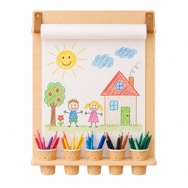 Wandtekenbord met Papierrol