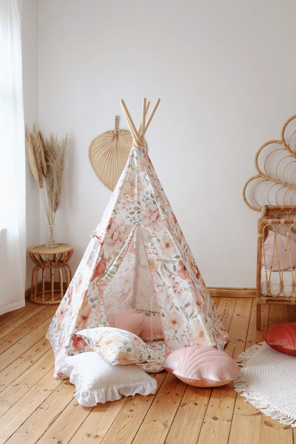 Tipi Tent Flower Power – afbeelding 2