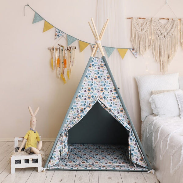 Tipi Tent Kiekeboe Bos Saliegroen