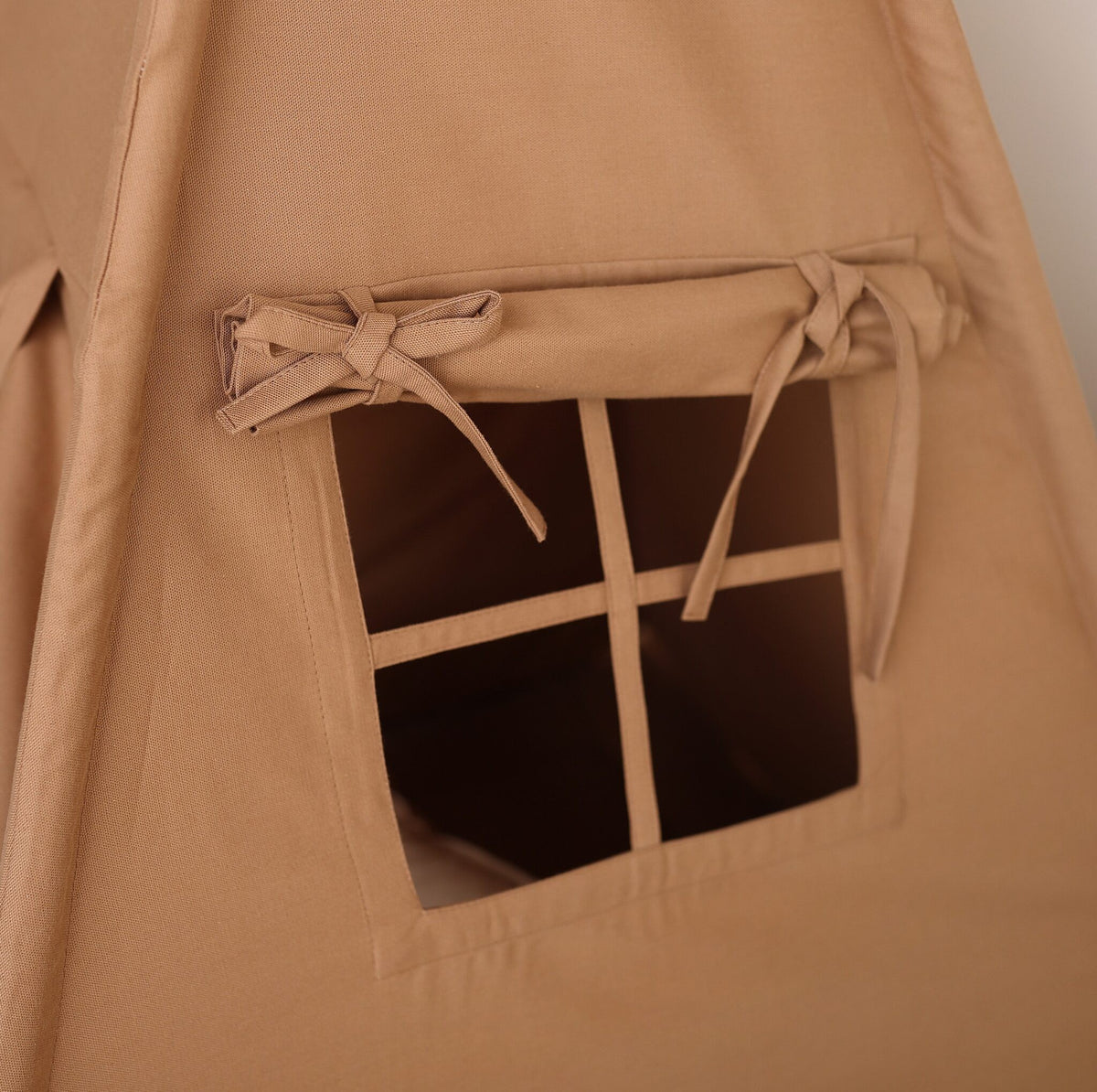 Tipi tent kind karamelbruin – afbeelding 3