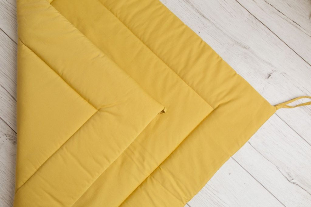 Tipi tent kind mosterdgeel – afbeelding 4