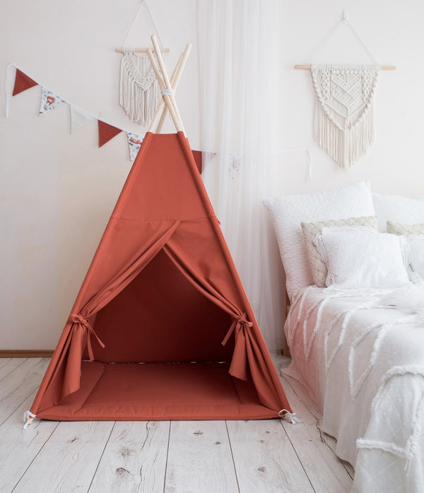Tipi Tent Kiekeboe Terracotta