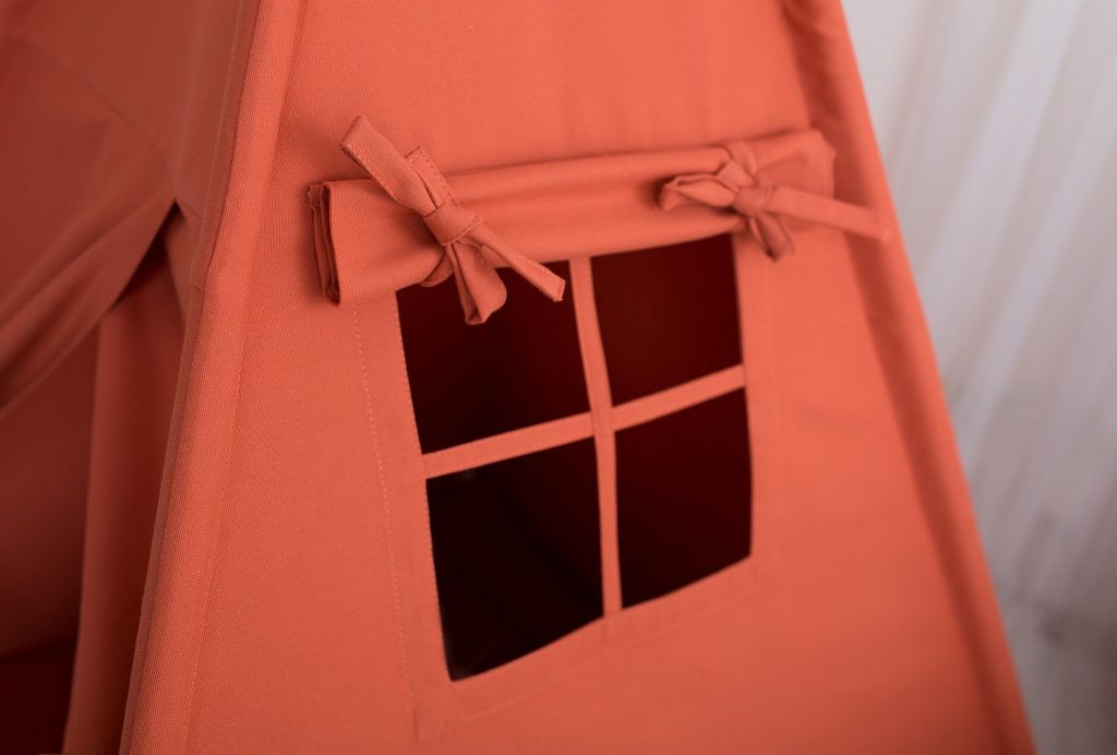 Tipi tent kind terracotta – afbeelding 4