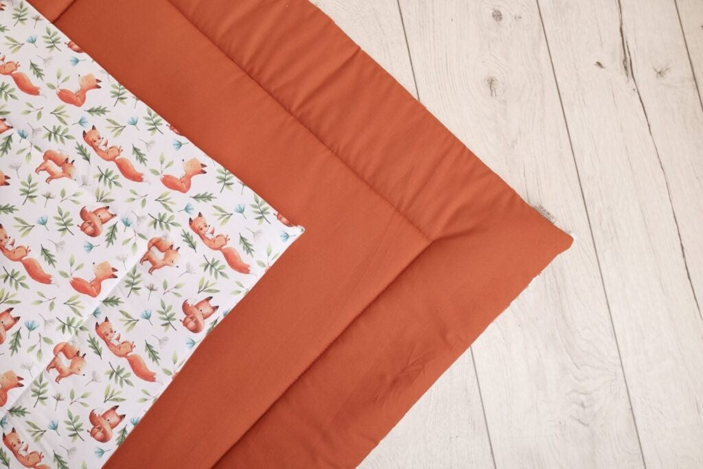 Tipi tent kind terracotta met vosjesprint – afbeelding 4