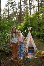 Tipi Tent Native Vibe met Mat – afbeelding 3