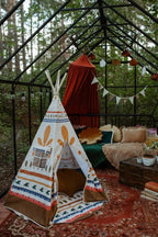 Tipi Tent Native Vibe met Mat – afbeelding 4