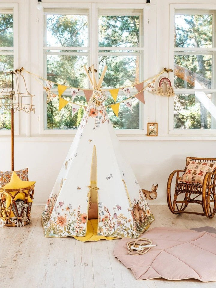 Tipi Tent Wilde Bloemen – afbeelding 5