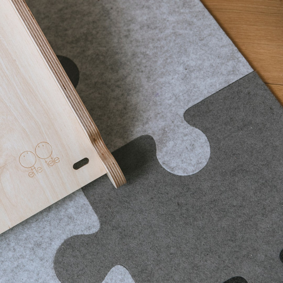 Vilten puzzelmat 4-delig grijs – afbeelding 11