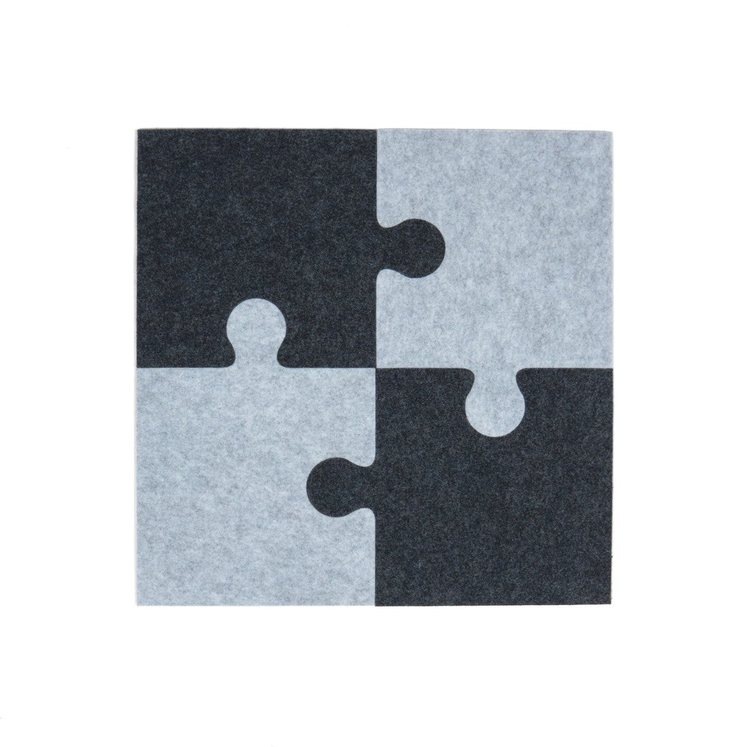 Vilten puzzelmat 4-delig grijs – afbeelding 3