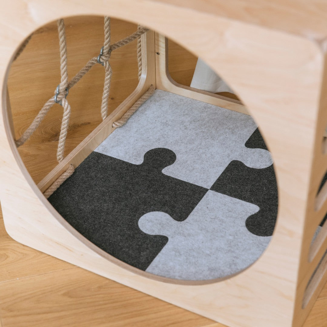 Vilten puzzelmat 4-delig grijs – afbeelding 4