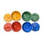 Vingerverf biologisch 4 x 120 g – blauw, geel, rood en groen – afbeelding 4