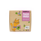 Vingerverf biologisch 4 x 120 g – geel, groen, roze en paars – afbeelding 7