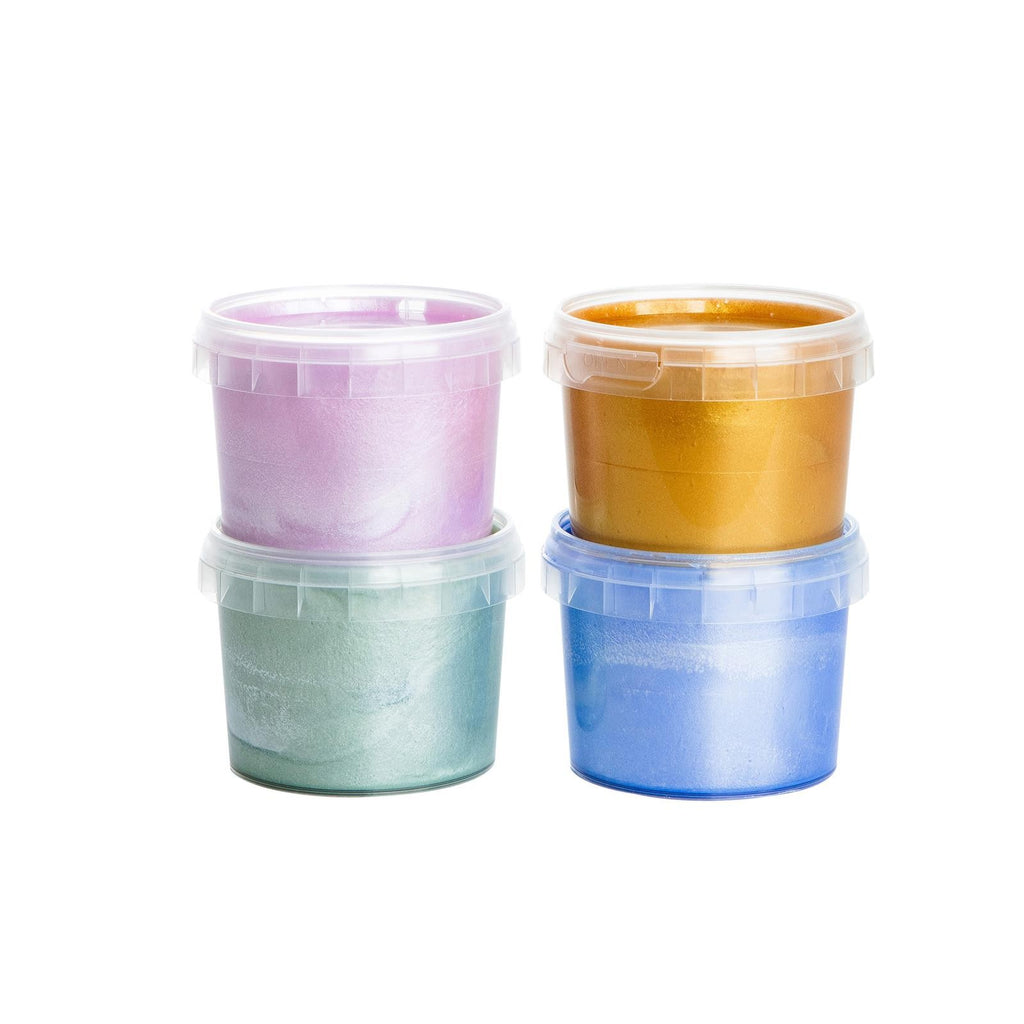 Vingerverf met glitter biologisch 4 x 90 g – afbeelding 5