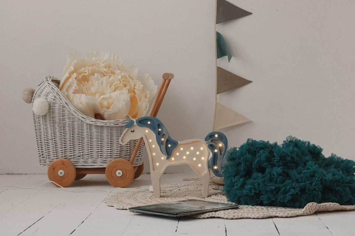 Vlaggenslinger kinderkamer beige grijs petrol – afbeelding 4