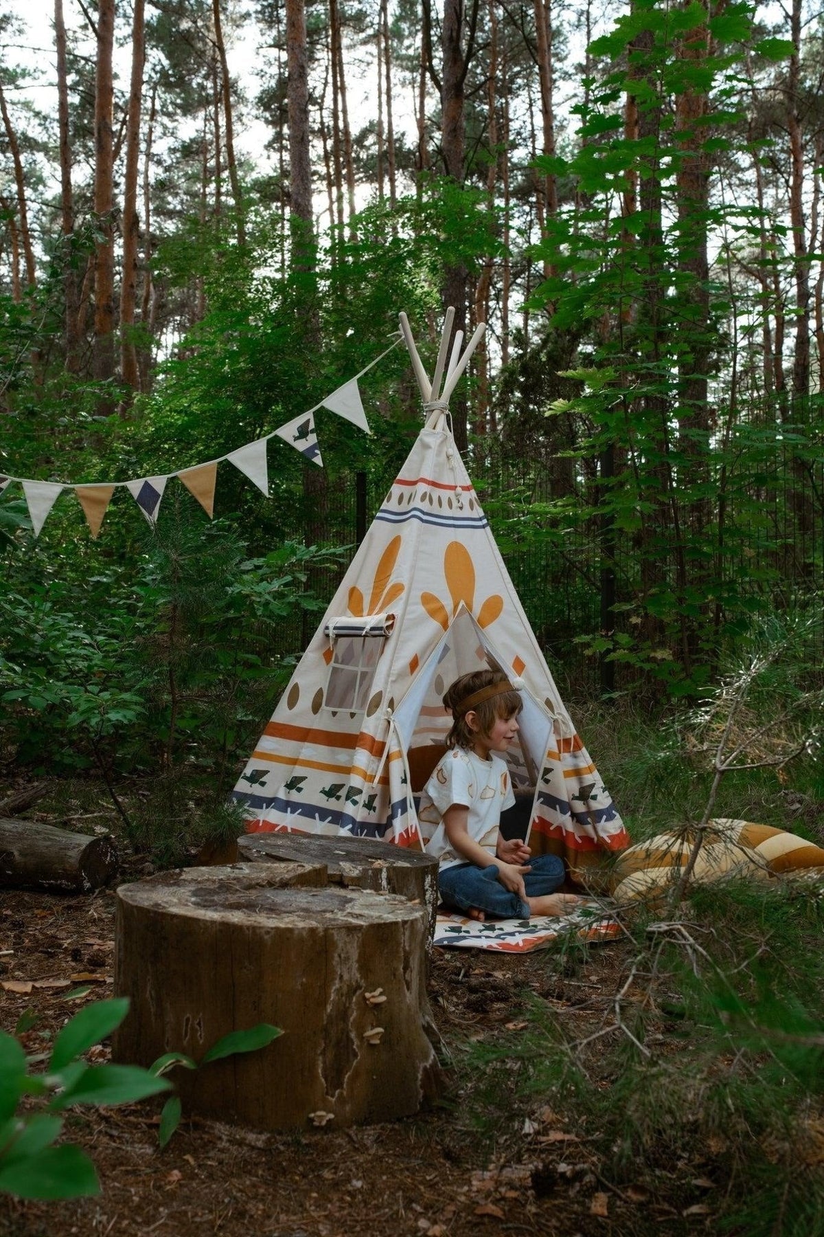 Vlaggenslinger kinderkamer native vibe – afbeelding 5