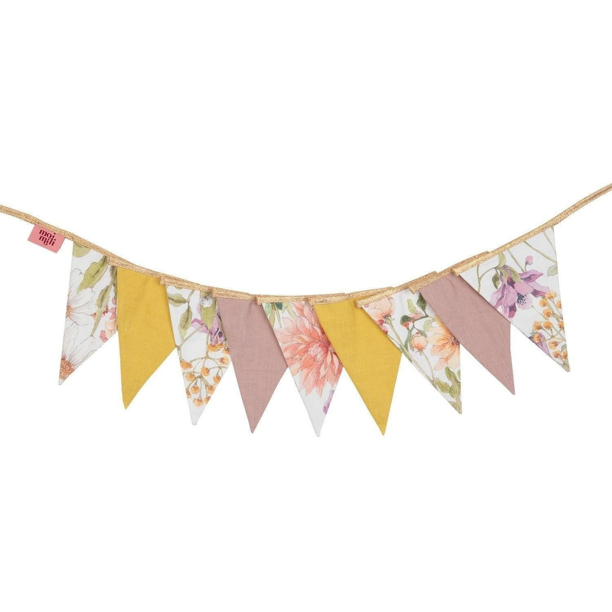Vlaggenslinger kinderkamer wilde bloemen