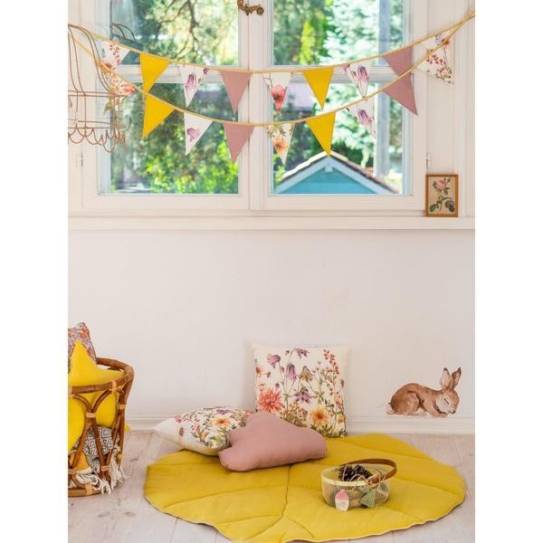 Vlaggenslinger kinderkamer wilde bloemen – afbeelding 4