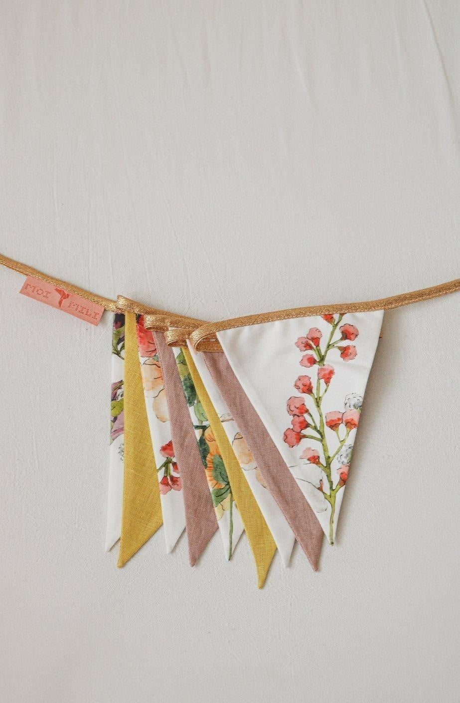 Vlaggenslinger kinderkamer wilde bloemen – afbeelding 5