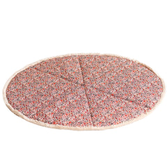 Speelkleed Rond met Franjes Roze