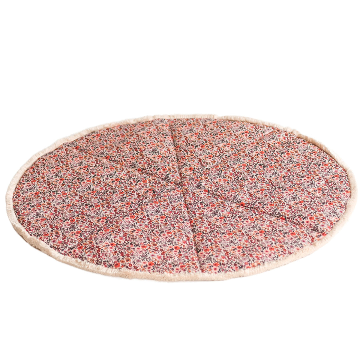 Speelkleed Rond met Franjes Roze