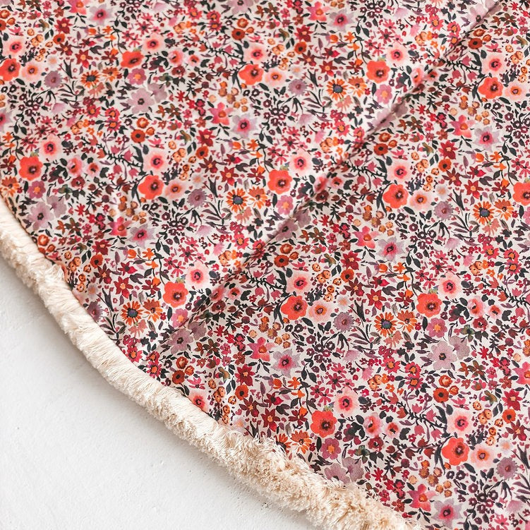 Speelkleed Rond met Franjes Roze – afbeelding 5