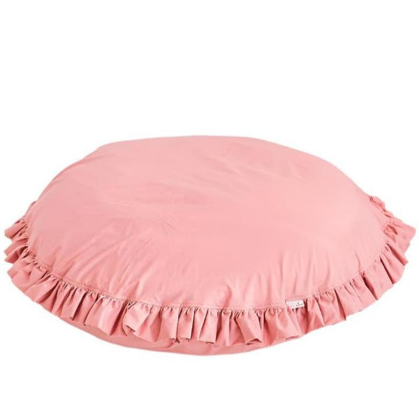 Vloerkussen met Ruches Roze