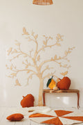 Wanddecoratie kinderkamer – houten boom met vogels