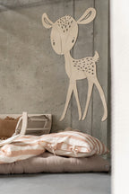 Wanddecoratie kinderkamer – houten hert bosdieren – afbeelding 8