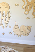 Wanddecoratie kinderkamer – houten krab