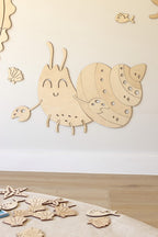 Wanddecoratie kinderkamer – houten krab – afbeelding 4
