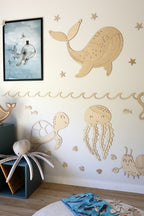 Wanddecoratie kinderkamer – houten kwal