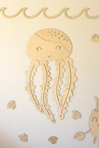 Wanddecoratie kinderkamer – houten kwal – afbeelding 5