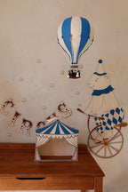 Wanddecoratie kinderkamer – houten letterslinger Circus – afbeelding 5