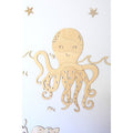 Wanddecoratie kinderkamer – houten octopus