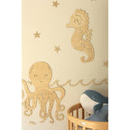 Wanddecoratie kinderkamer – houten octopus – afbeelding 3