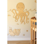 Wanddecoratie kinderkamer – houten octopus – afbeelding 4