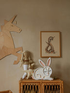 Wanddecoratie kinderkamer – houten paard of eenhoorn – afbeelding 3